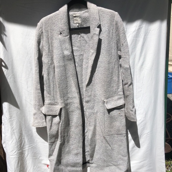 Zara Trafaluc grey wool coat - Picture 1 of 4
